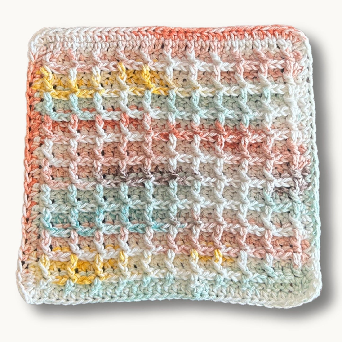 Waffle Dishcloth | Sunlit Seafoam