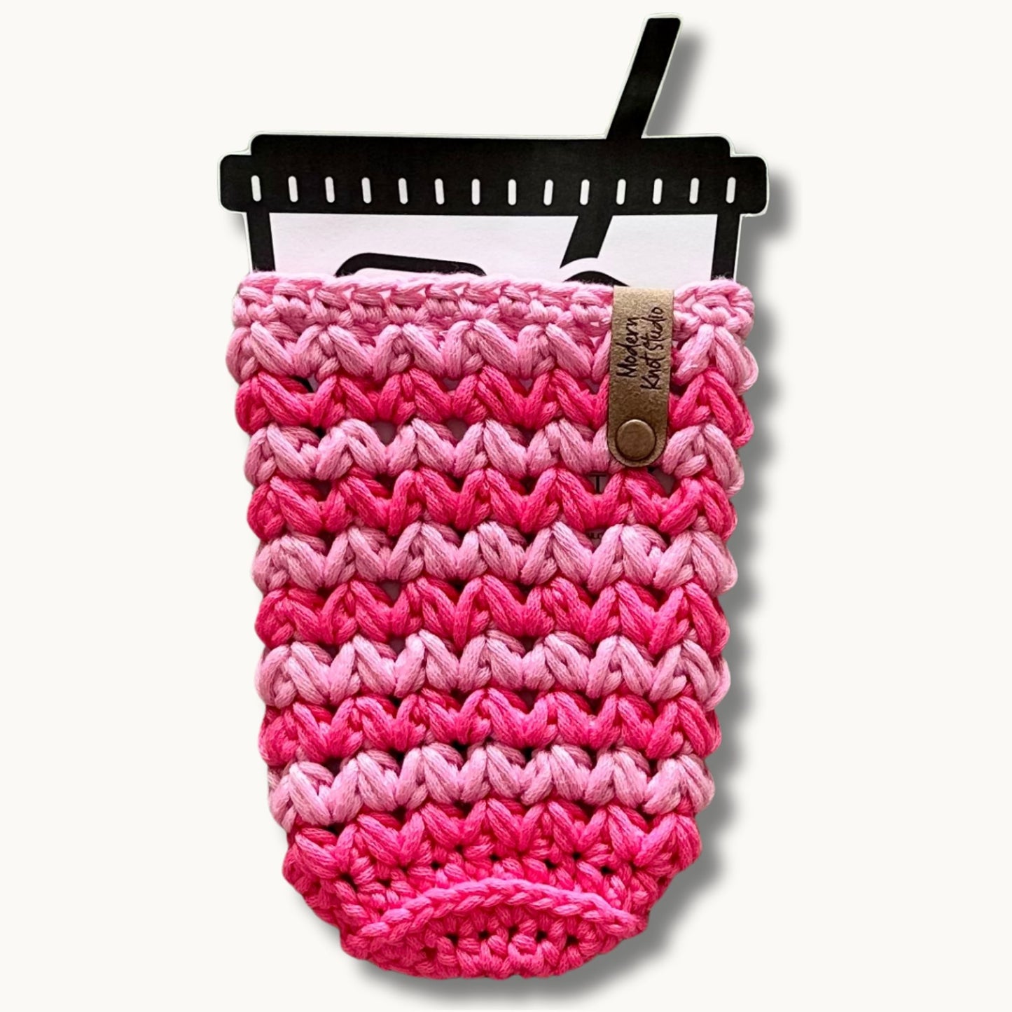Candy Pop Striped Meadow Iced Drink Sleeve