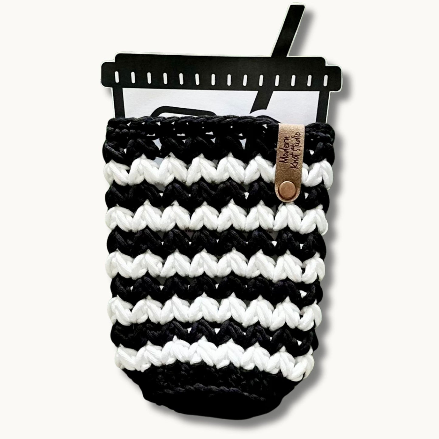 Candy Pop Striped Meadow Iced Drink Sleeve