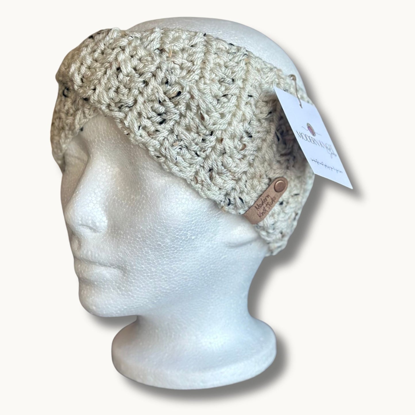 River Ear Warmer | Ivory Tweed