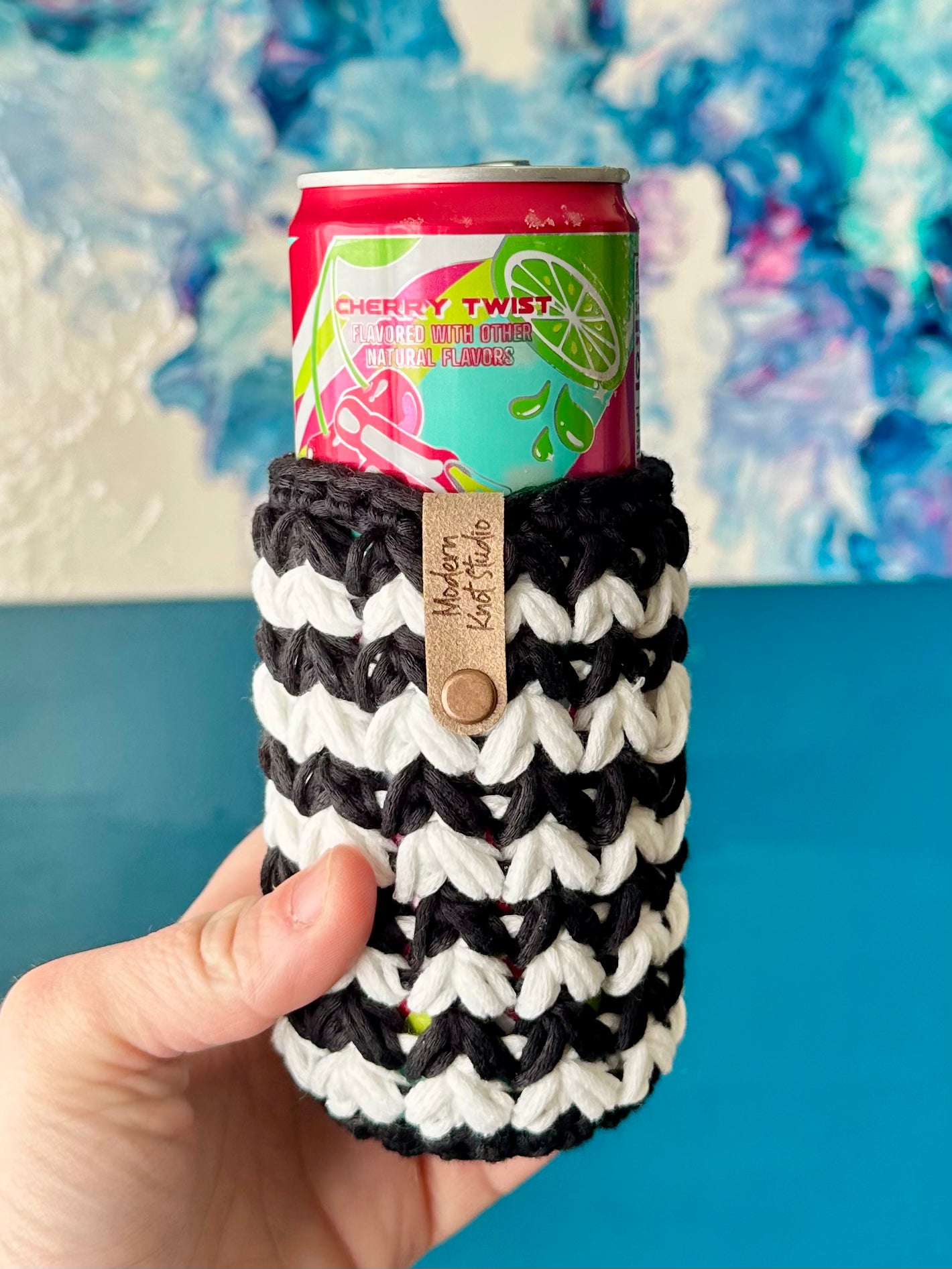 Candy Pop Striped Drink Sleeve