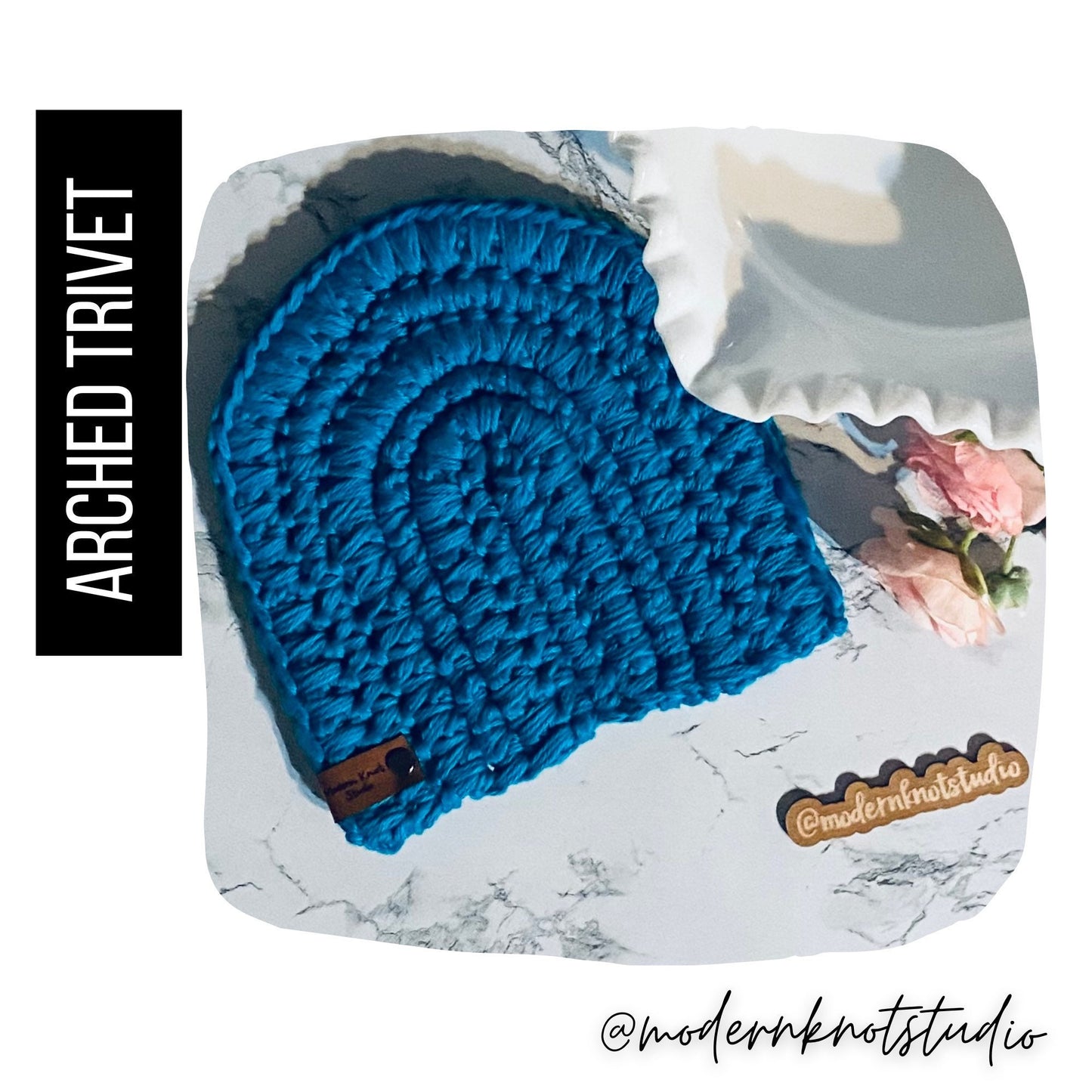 Thick Arched Handmade Hot Pad Trivet