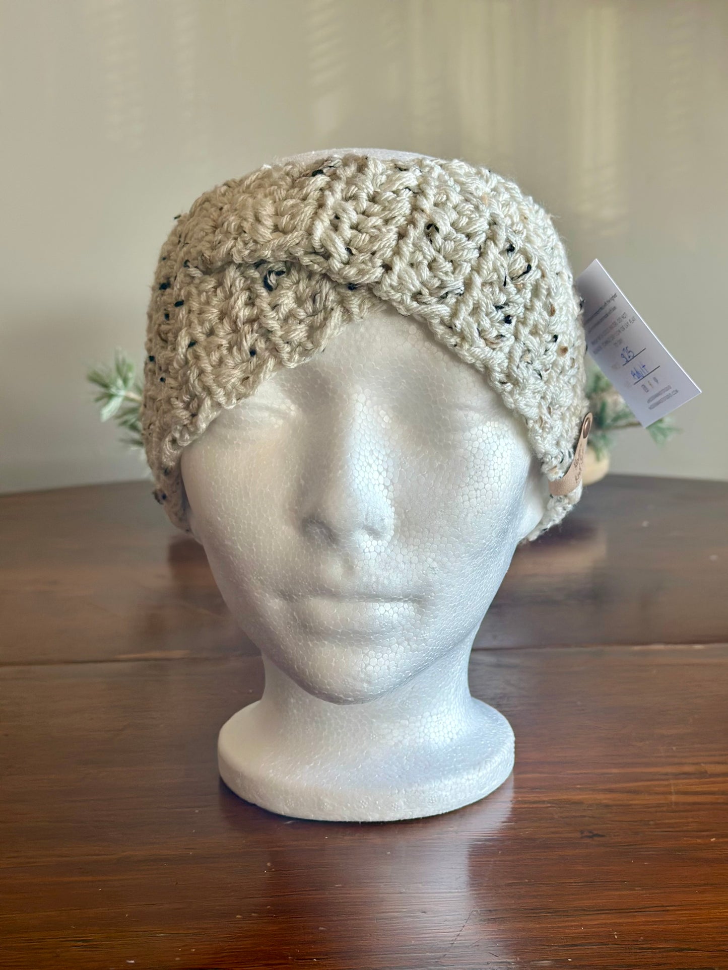 River Ear Warmer | Ivory Tweed