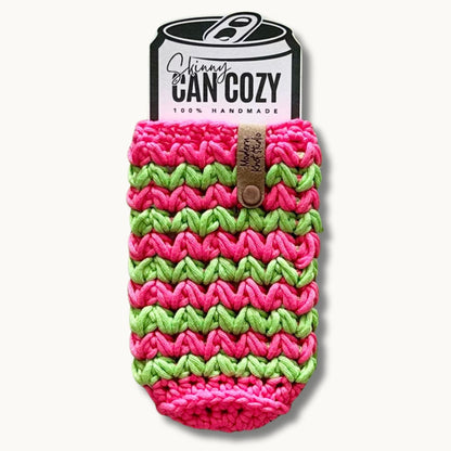 Candy Pop Striped Skinny Drink Sleeve