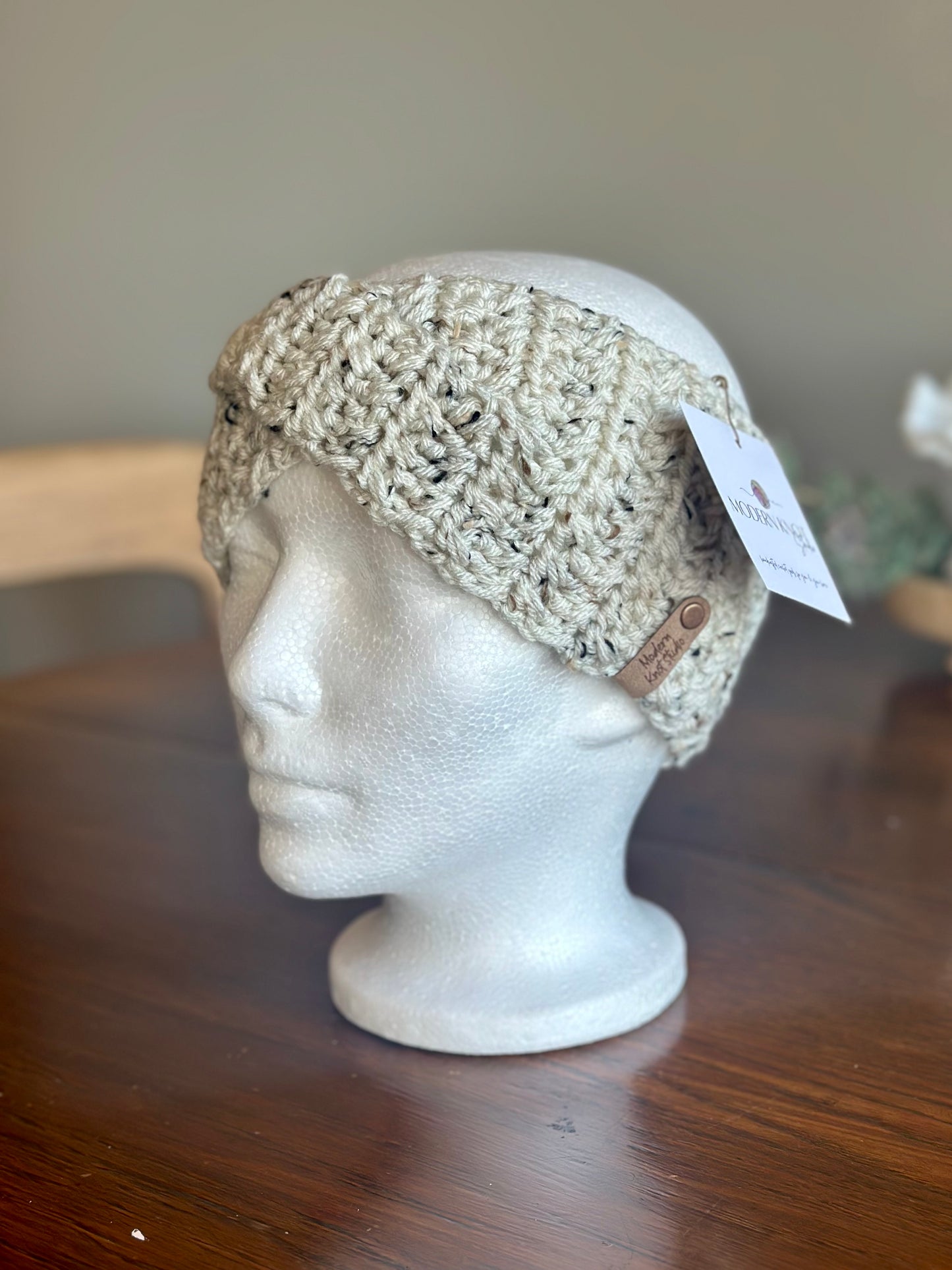 River Ear Warmer | Ivory Tweed