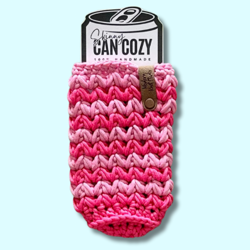 Candy Pop Striped Skinny Drink Sleeve