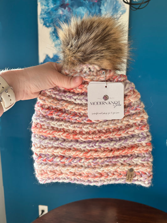 Ready to Ship - Adult Beanie - Bubblegum