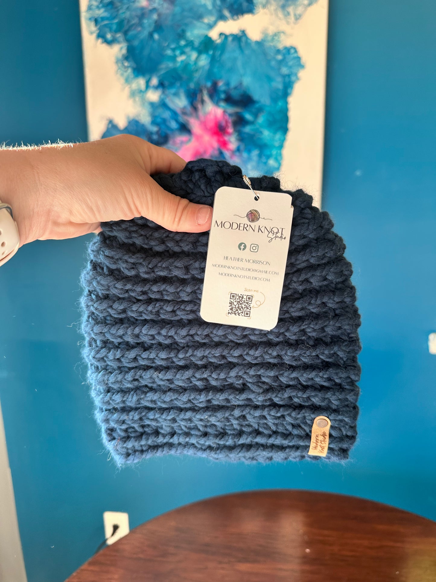 Ready to Ship - Child Beanie - Navy