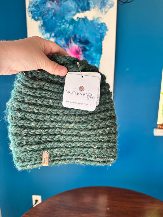 Ready to Ship - Adult Beanie - Kale