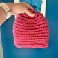 Ready to Ship - Child Beanie - Raspberry