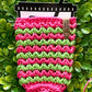 Candy Pop Striped Meadow Iced Drink Sleeve