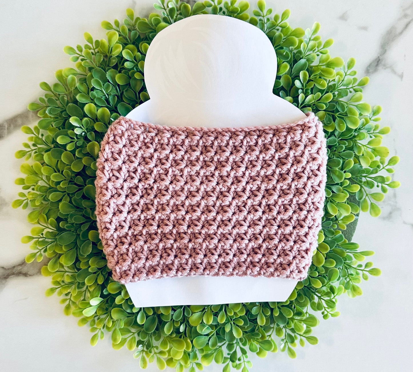 Twisted ear warmer | headband | light mauve