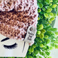Twisted ear warmer | headband | light mauve